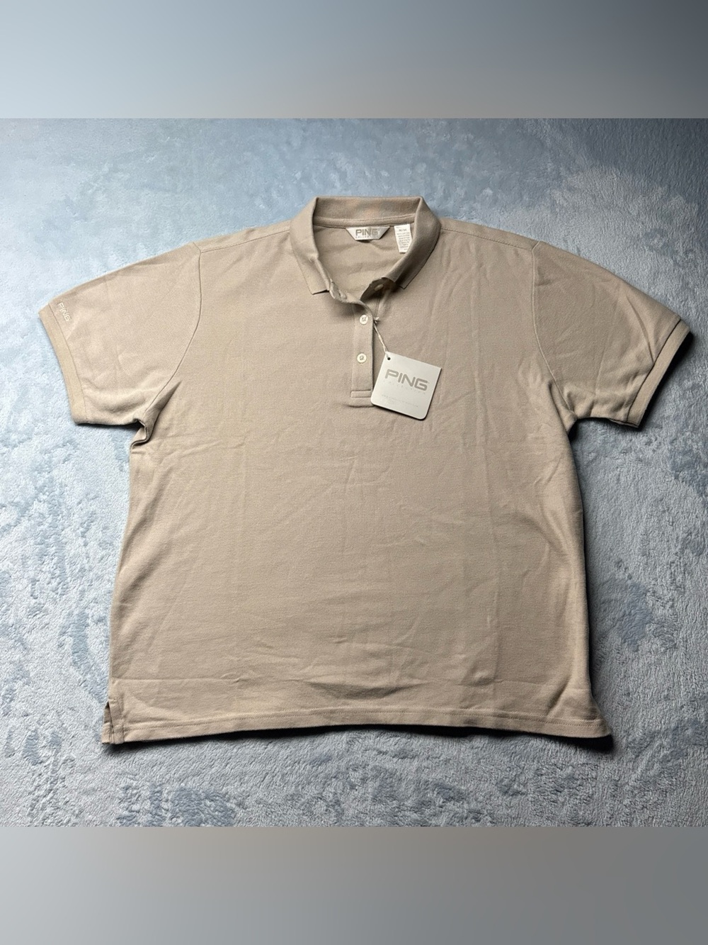 PING Collection Performance Polo Women’s Medium Bisque (Biege) LP220 Golf Shirt